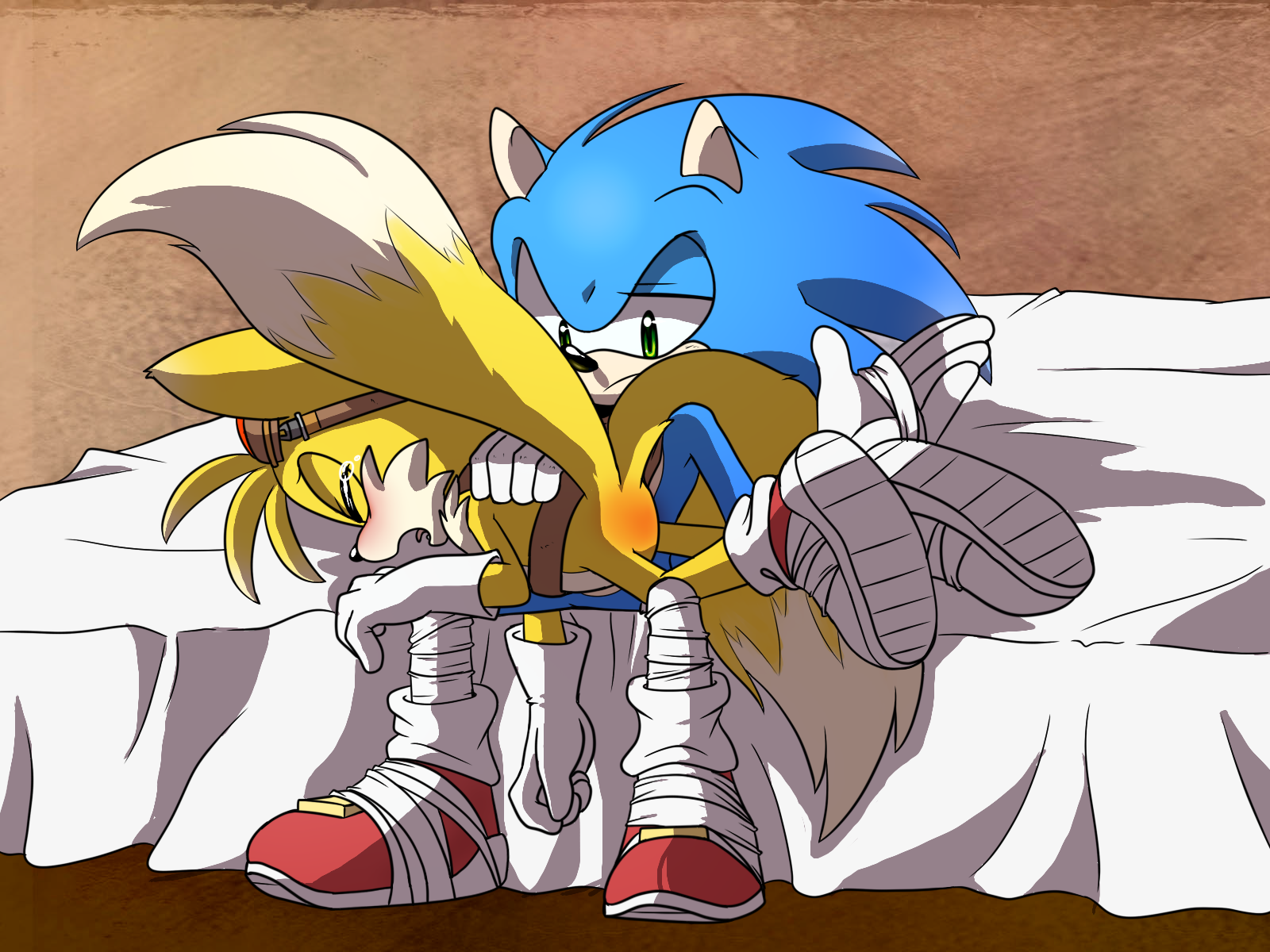 Sonic spanking