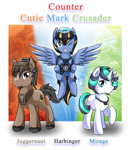 [Concept] CCMC : Counter Cutie Mark Crusader by vavacung