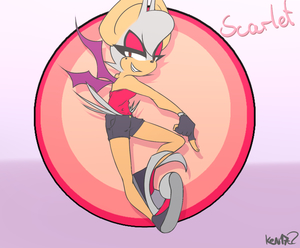 Scarlet the Bat by ken17