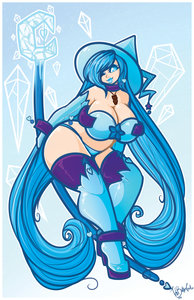 Ally Ice Mage [Print] by TehButterCookie