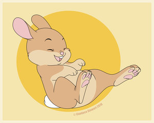 Giggle Bunny by kkitty23