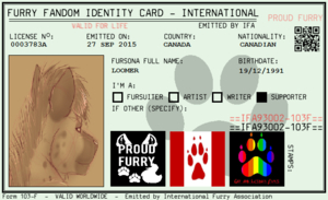 Loomer Identification Card by Loomer