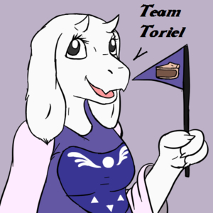Go Team Toriel! (free icon) by wolfforhire