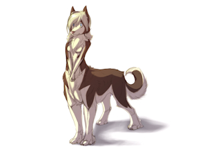 Dog Taur Lady :D by PixelMutt