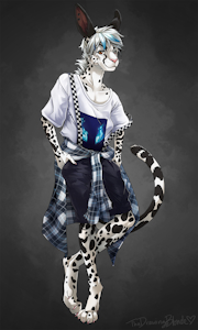 Cheetah-Rabbit by TheDrawingBlonde