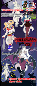 Halloween YCH by NaughtyCherry
