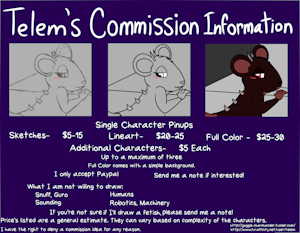 Commission Information~ by Telem