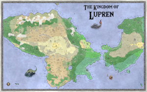 Furs & Fantasies: Map of the Kingdom of Lupren by HikoFox