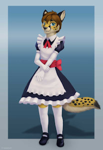 Another cute maid by jamesfoxbr
