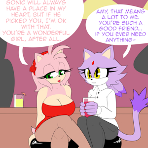 Amy and Blaze's night out by Viktor2