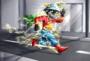 【Commission】- 「Flash Zack」 by Harzu0