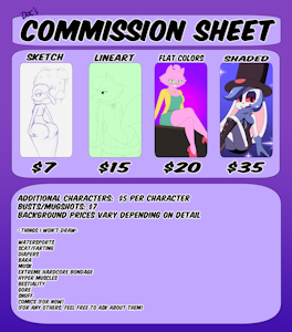 Commission Sheet by InverseCalamity
