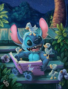 Stitch: The Ugly Duckling by pandapaco