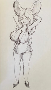 Fancy and sexy bunny(by pikapika212) by ZzBluSniper21zZ