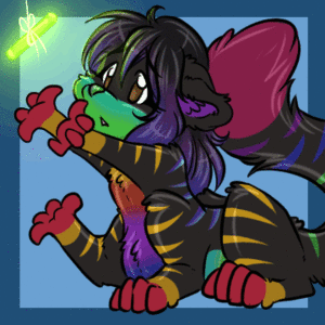 I can haz glowstick pwease~? by Aetherfyre