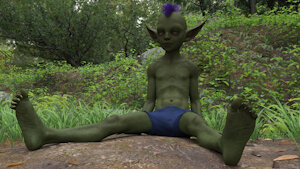 Goblin Boy Feet 3D by koare