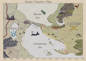 A Border Traveler's Map by NocturnalComic
