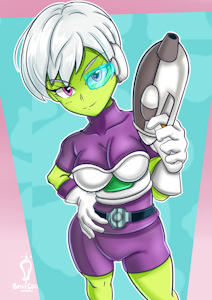 Fan art of Cheelai of dragon ball super. by SpiceCocoa