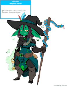 Jade Witch of the Plague by Mao