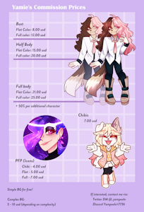 Commission Prices [[OPEN]] by FriskyMello