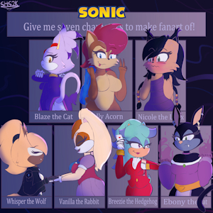 Seven Sonic Fanart Challenge by SuperHyperSonic2000