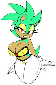Mint the Hedgehog - Showin' off (Gift) by Exidel