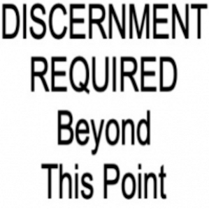 DISCERNMENT REQUIRED Beyond This Point (FREE USE) by ZwolfJareAlt306