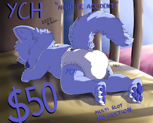 (No auction, $50) Nightime accident YCH by RiskItForTheBiscuit