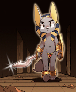 Small Anubis Drawing! by Harmarist