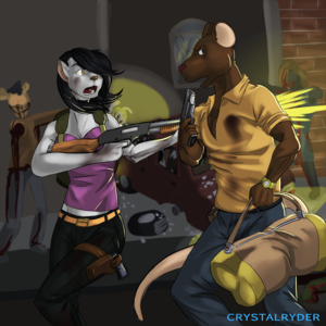 Zombie Rats by Crystalryder