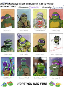 TMNT Incarnations Challenge by Squeakertons