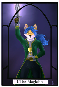 Tarot card - Magician  by Doridian