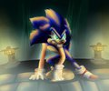 Defensive Sonic by sonadowfan