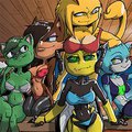 Leaf and friends SFW by Horlod