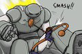 Mia - Back to Robot Fighting! by EccentricChimera