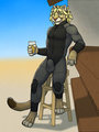 The view is nice at the beach bar (wetsuit) by tsaiwolf