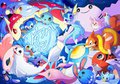 Water Pokemon by lemoco