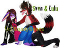 Lulu and Sven, THIS TIME WITH CLOTHES! by BunnyBones