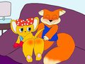 Conker Playfully Spanks Diddy by Conkerfan420