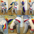 "Rainbow Slam-Dunk Dash" Custom Plush