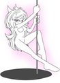 Strip dancing or pole dancing by xStarryNights