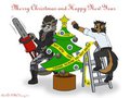 Commission: Merry chrystmas from Darko  by Dmcfurry