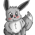 Raincloud the Eevee by softtailed