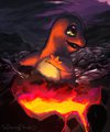Warming Charmander by TheDrawingBlonde