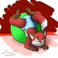 Foxy and his ball by abdl86