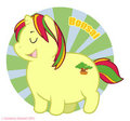 Fat Pony Badge - Bonsai by kkitty23