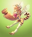 kitty honey bee by PirateCashoo