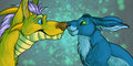 Icon commission of me and @vergil_thompson by djauric