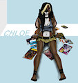 Chloe with Comics by Splatterbunny