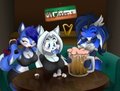 Drinkin contest by k9wolf
